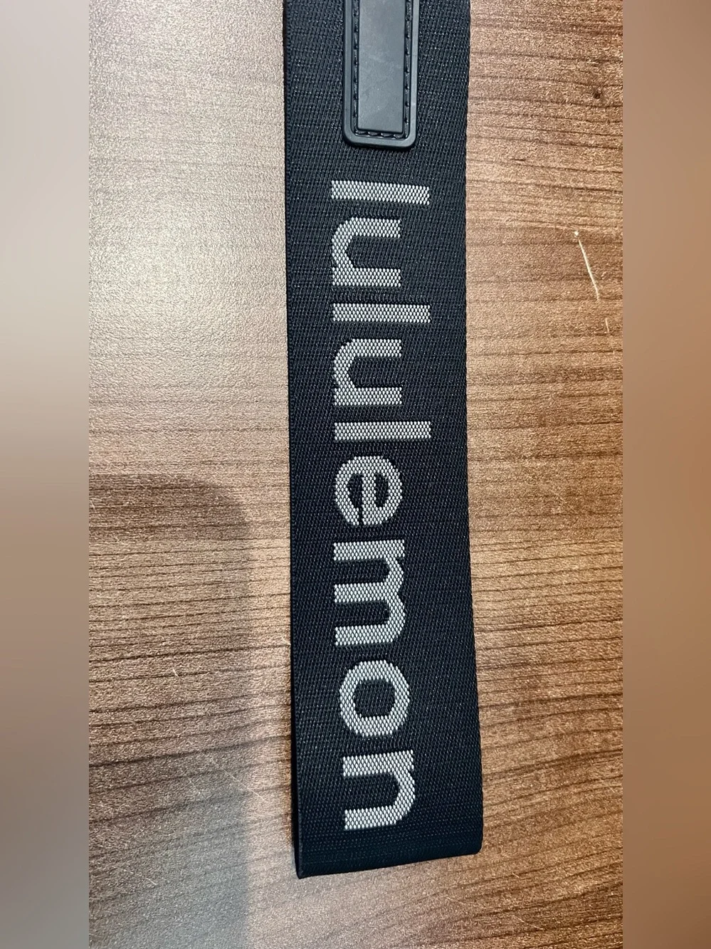Lululemon Black logo Key Strap